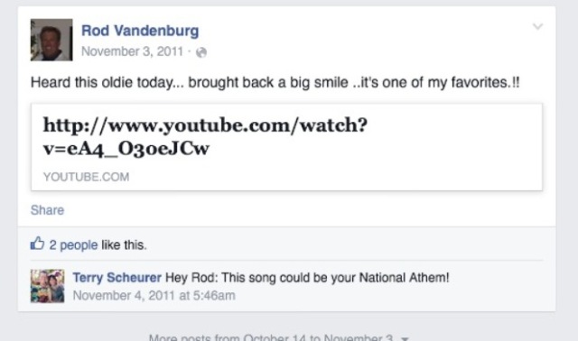 Vandenburg - Rod - Favorite song - Sexual Healing