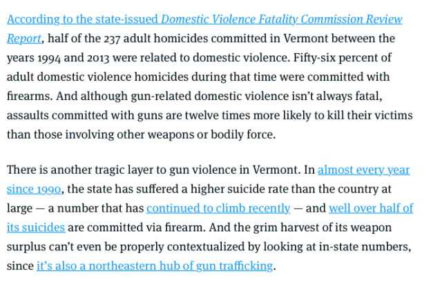 DV - Vermont - Bernie Sanders Sane Gun Safety